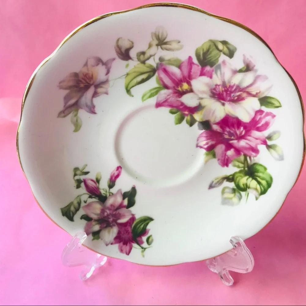 Antique fine china saucer